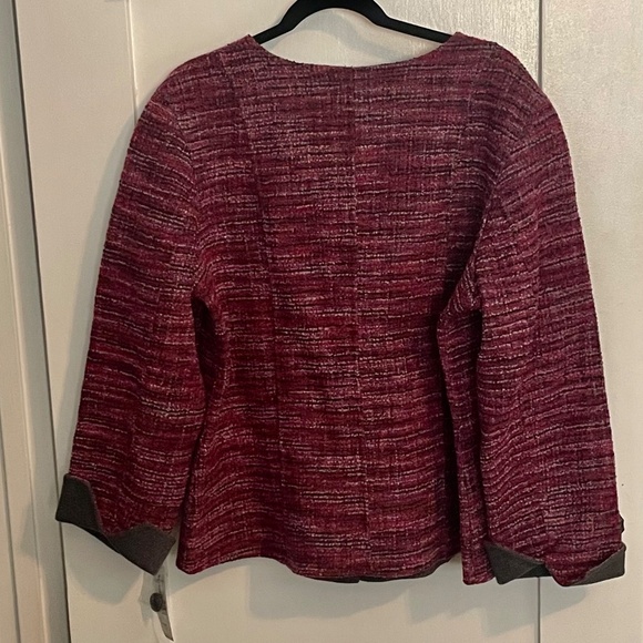 NWT PENDELTON WOMEN'S MERINO WOOL FRONT BUTTON BLAZER JACKET $278 - Picture 4 of 5